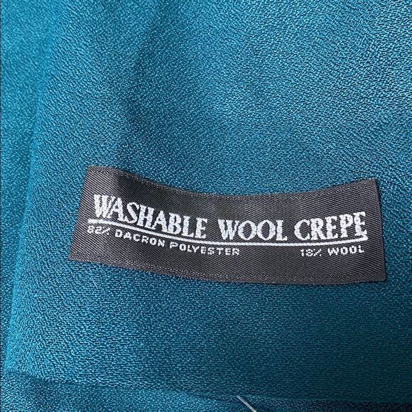 Vintage Koret Washable Wool Jacket Detachable Faux Fur Collare Women's Size 22W - Picture 5 of 10